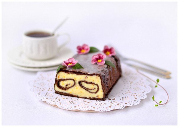 Десерт «Манная шоколадка»